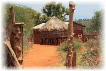 Kenyan homes with thatched roofs Kenyan Homes